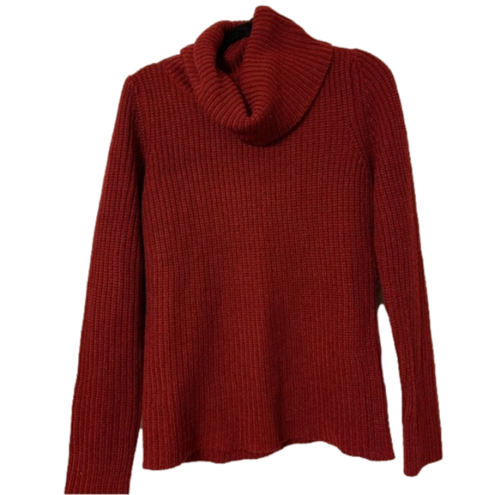 The Limited Cranberry Turtleneck Sweater - Picture 2 of 8